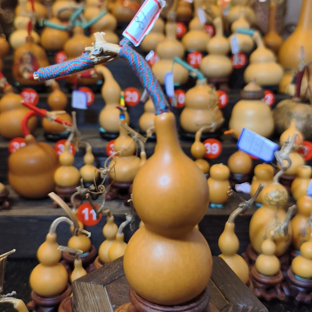 ?**?手把件葫芦手把件文玩福禄康瑞相伴