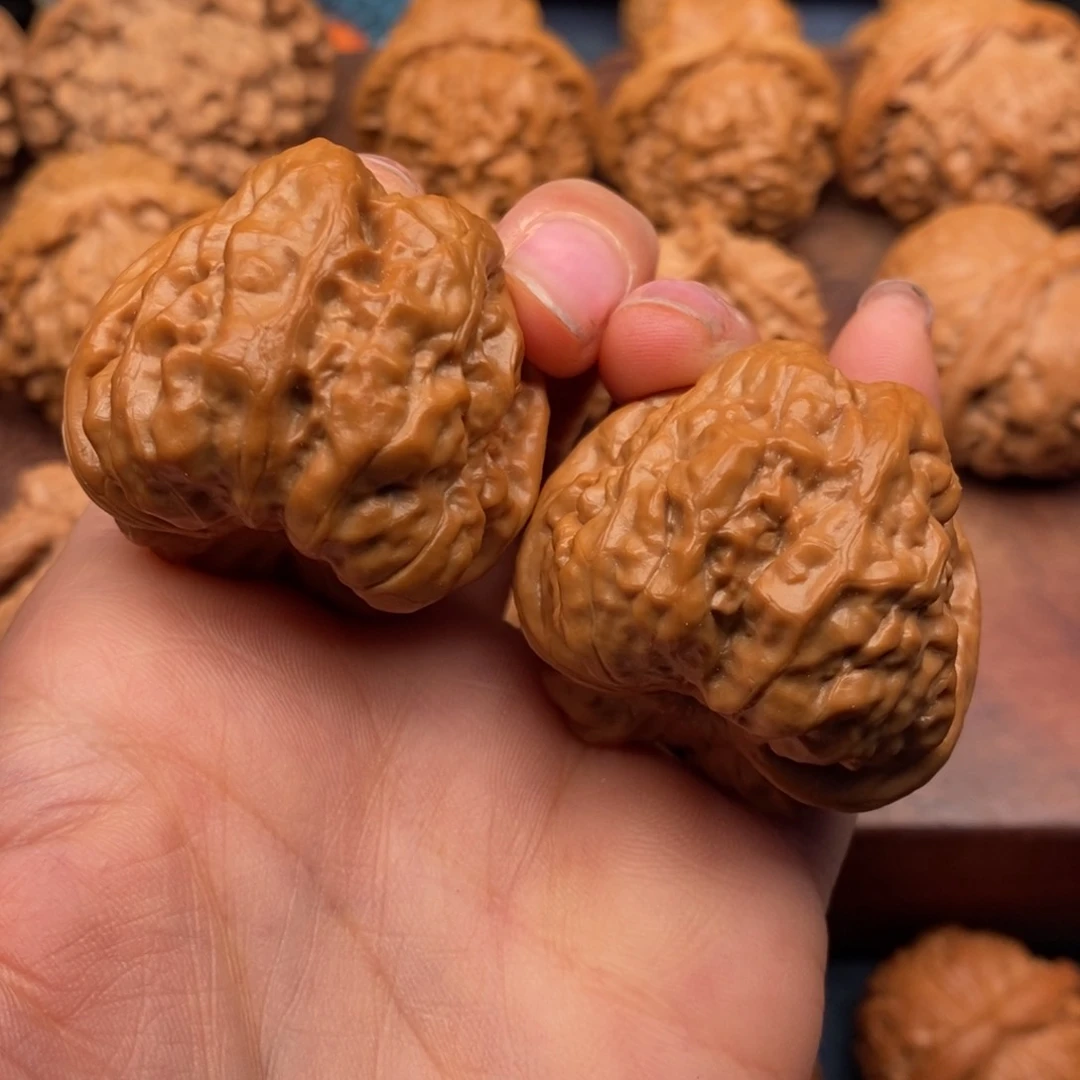 文玩核桃吊坠38四开背肌肉蛙