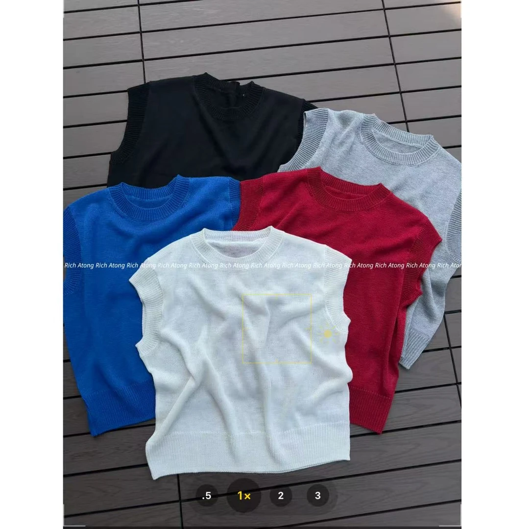 atong/阿彤-【飞袖和纸】-2025 夏款天然纱线进口飞袖短袖0527-06