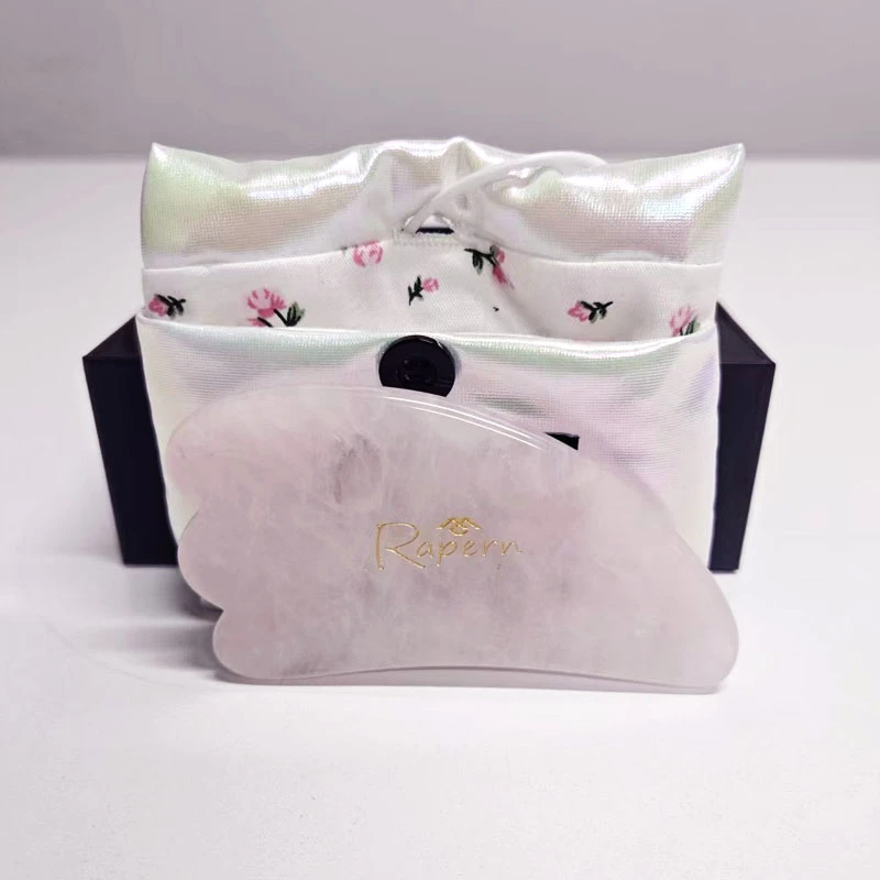 【宽约10cm】摩瑟DP【粉色石面部刮痧板提拉板】HAZC花瓶摆件玻璃