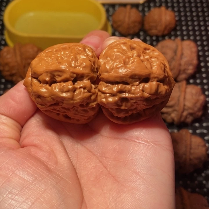 文玩核桃把件开背肌肉蛙