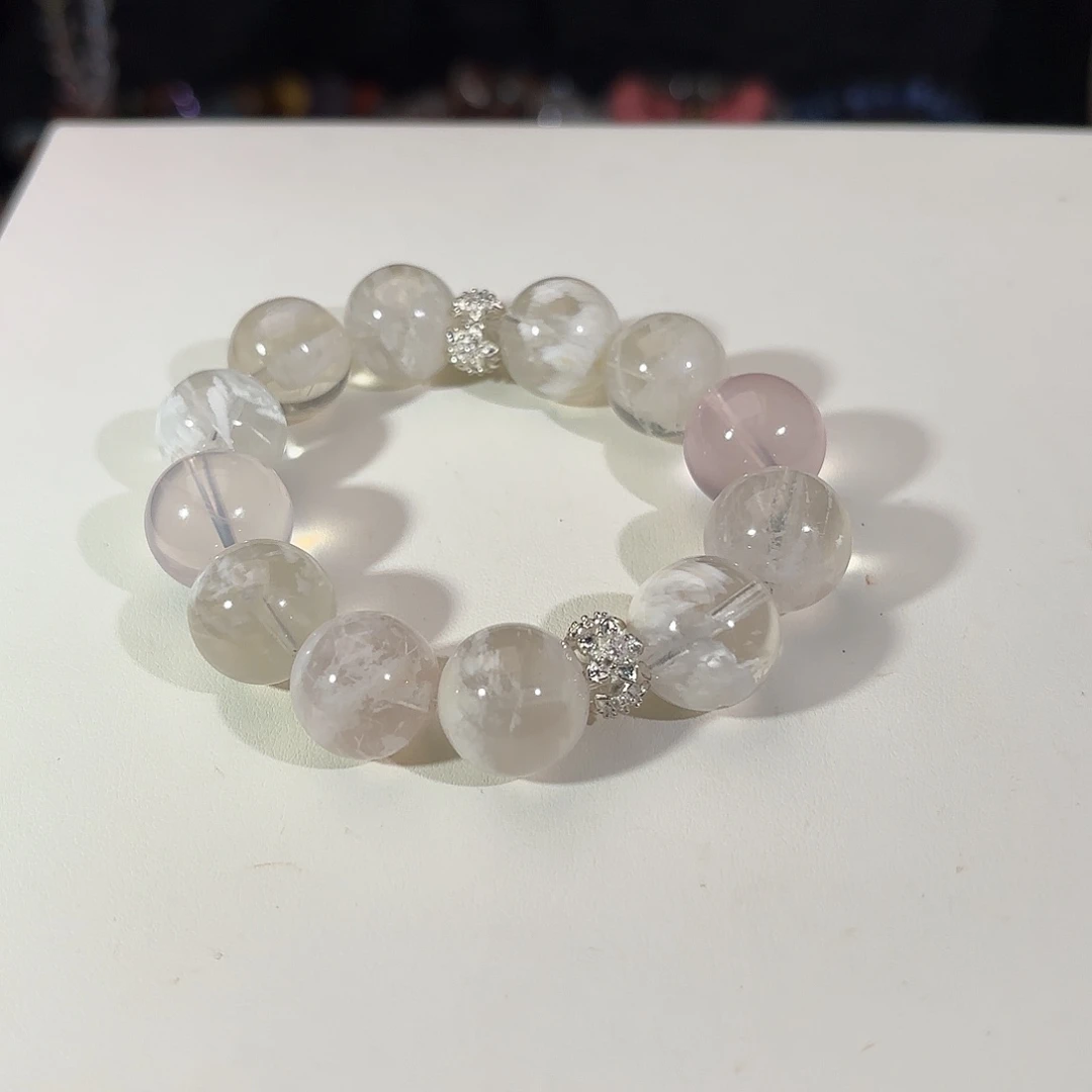 水晶未镶嵌手链雪花幽灵