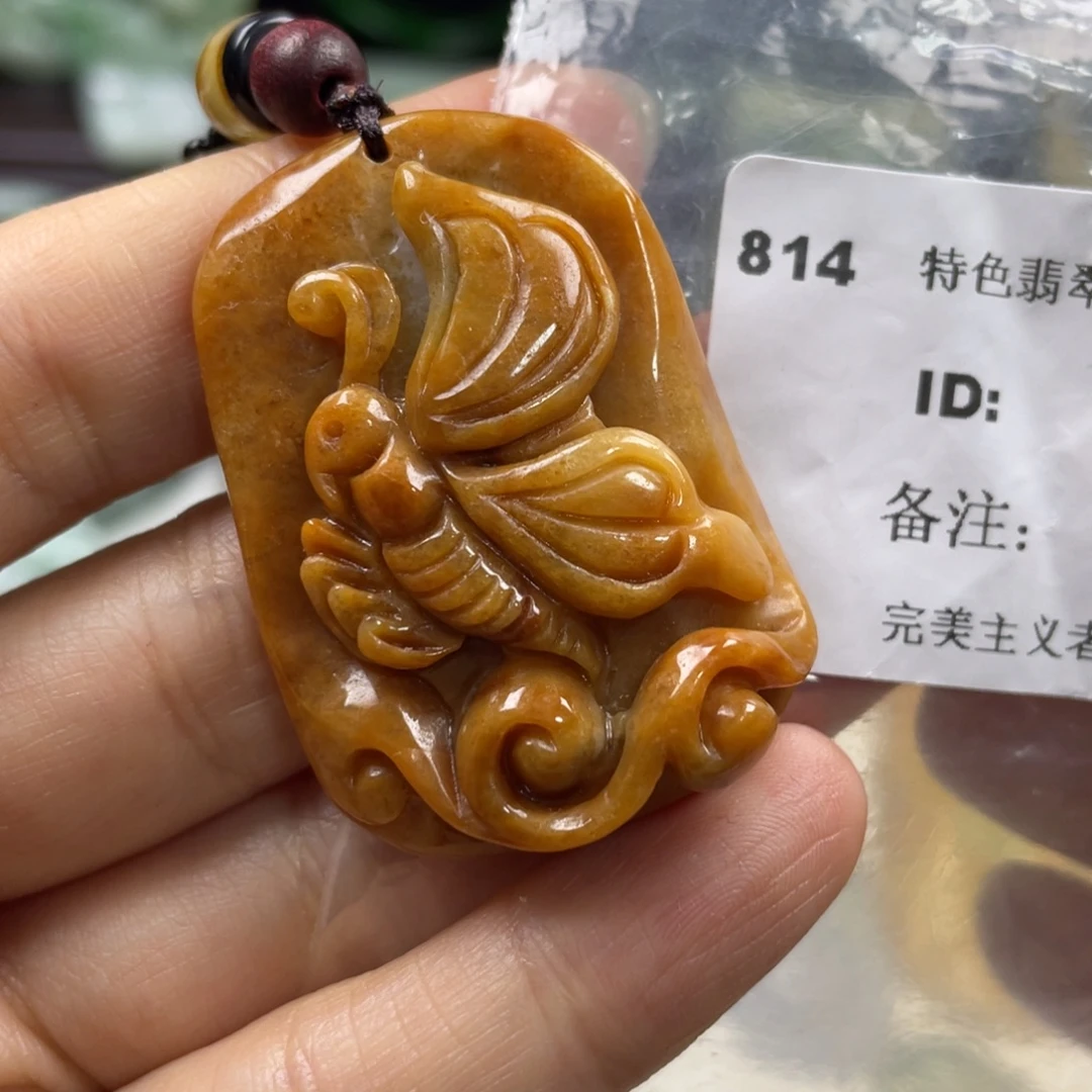 翡翠未镶嵌颈饰牌子