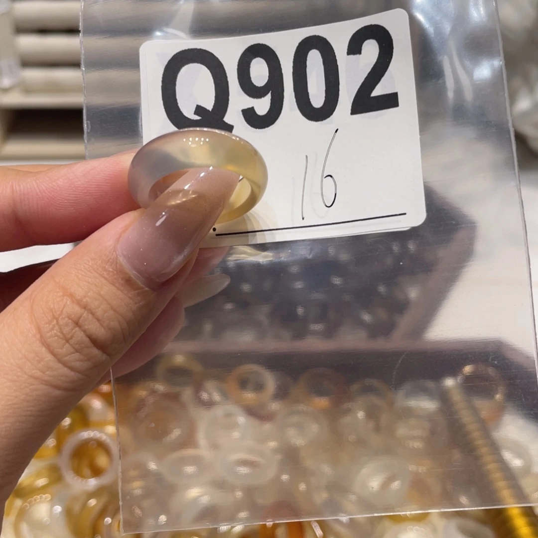 玛瑙/玉髓未镶嵌戒指902