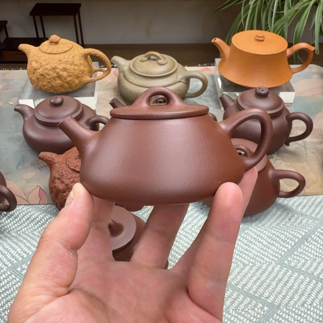 茶壶紫砂微瑕 永瓢 紫泥 130cc