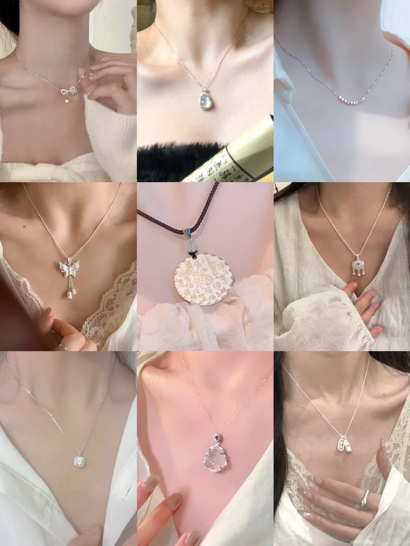 热卖款气质百搭项链吊坠小众坠链仙女小众