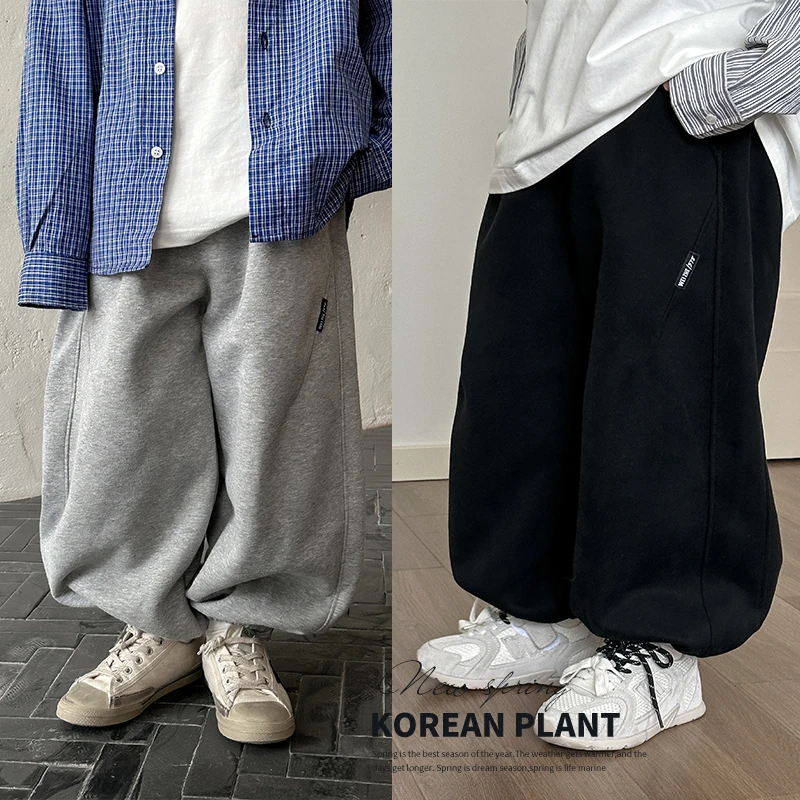 【现货】男童休闲裤春秋装2025新款中大童裤子韩版潮儿童运动长裤