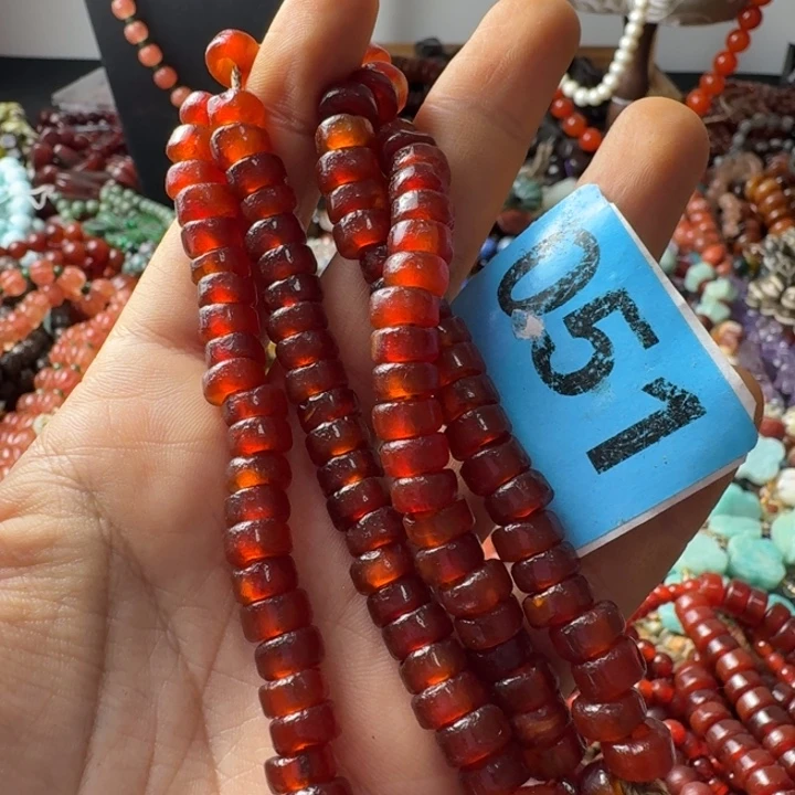 美***稼玛瑙/玉髓未镶嵌颈饰