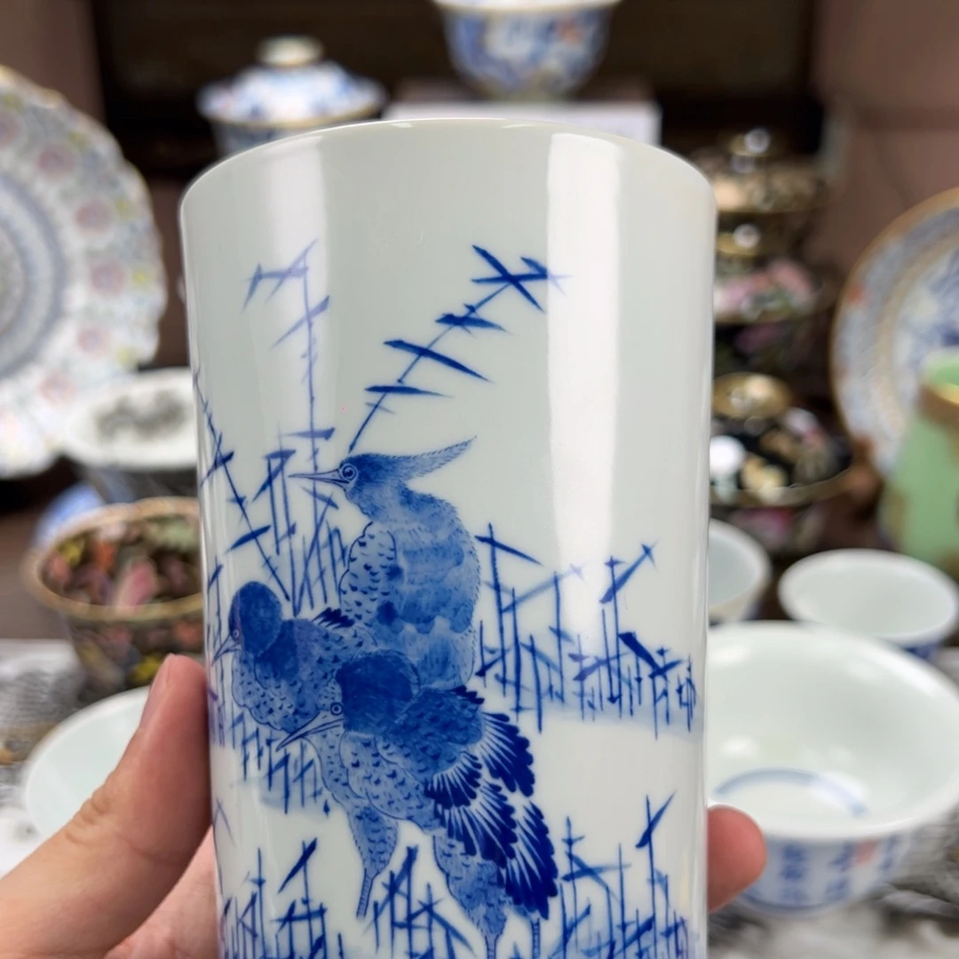 小***作景德镇手工手绘陶瓷