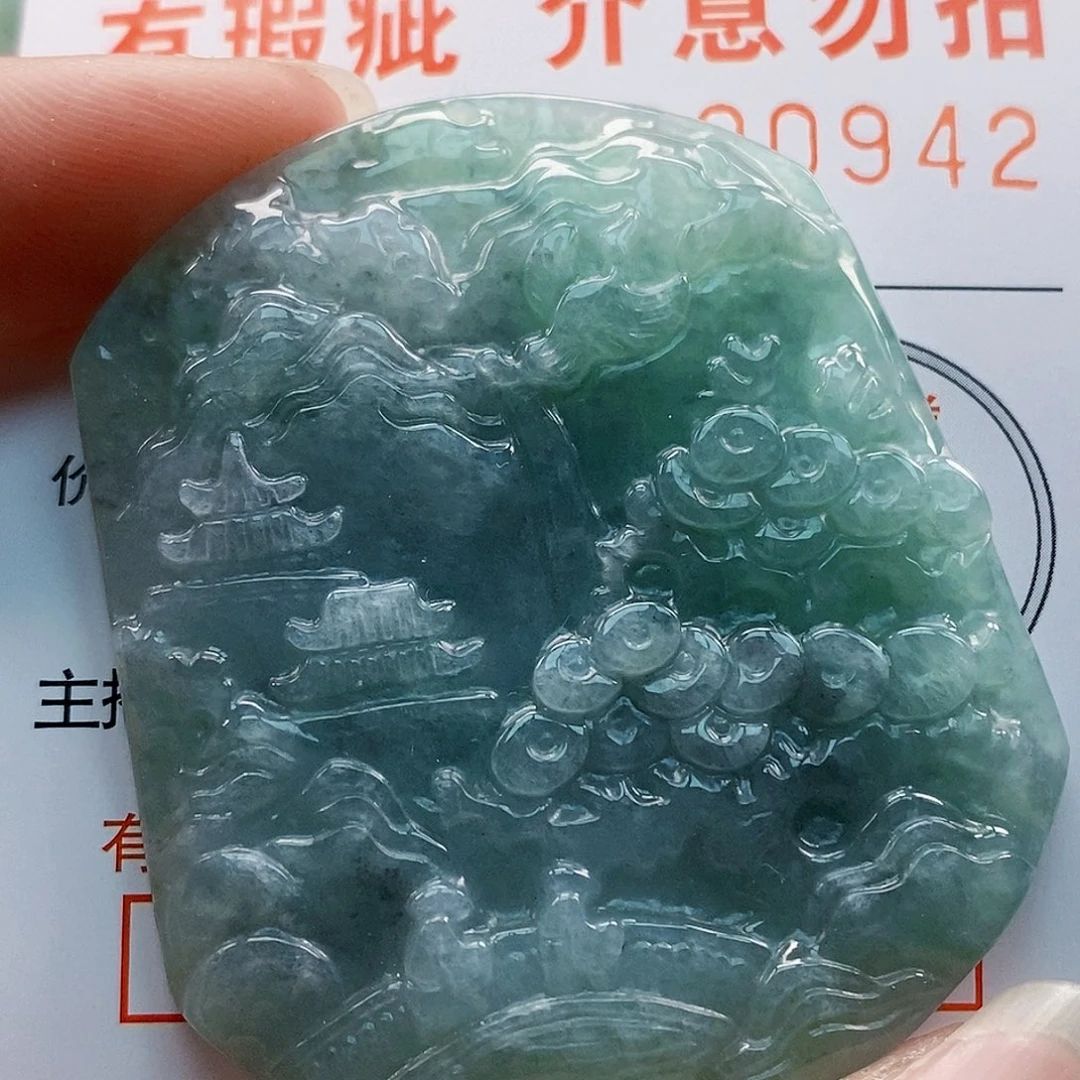 吊坠(不含链)未镶嵌翡翠