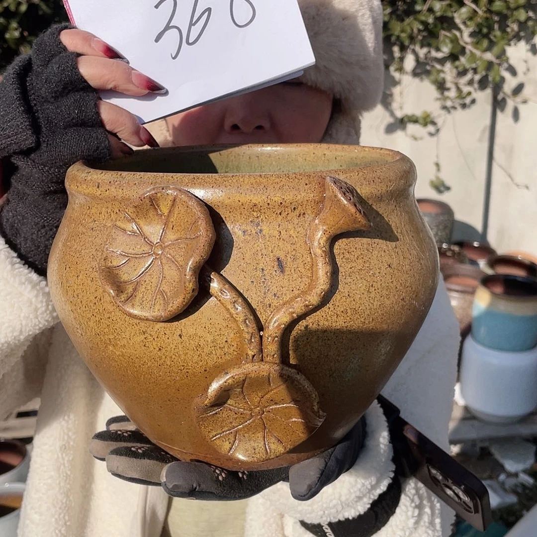 红陶王嫂花盆0130-368