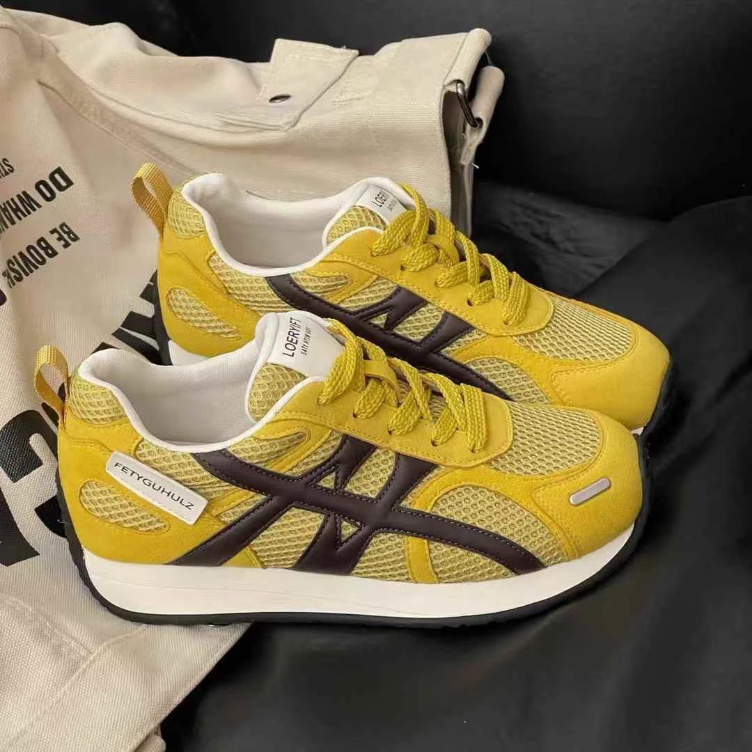 001-12透气阿甘鞋夏季新款厚底舒适百搭休闲运动鞋