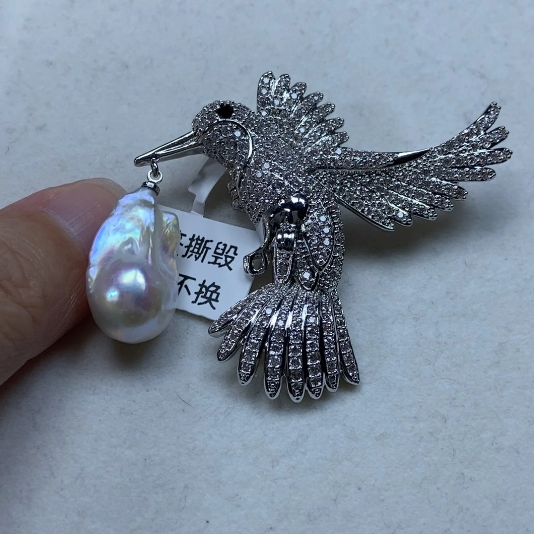 淡水珍珠胸针合金福利177