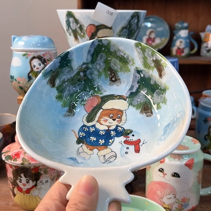 陶景德镇釉下手绘陶瓷