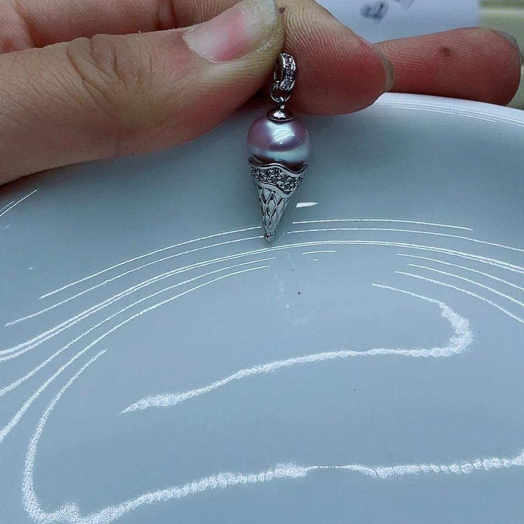 颈饰钛钢淡水珍珠有****