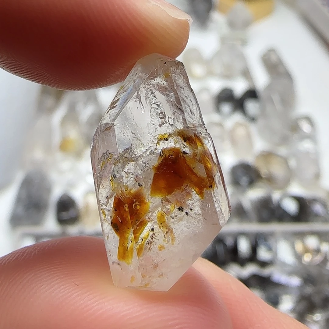 未镶嵌紫晶珠宝半成品油胆随形
