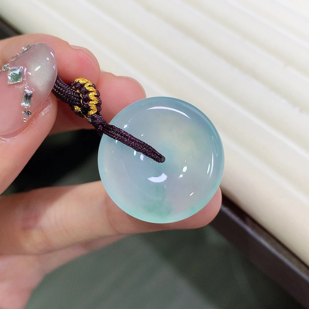 翡翠未镶嵌颈饰23.4-5.3