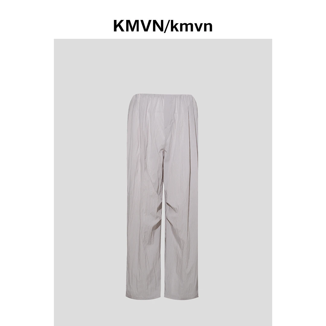 kmvn/kmvn【素沐】2025夏季新款潮流原创设计轻薄透气天丝休闲长裤