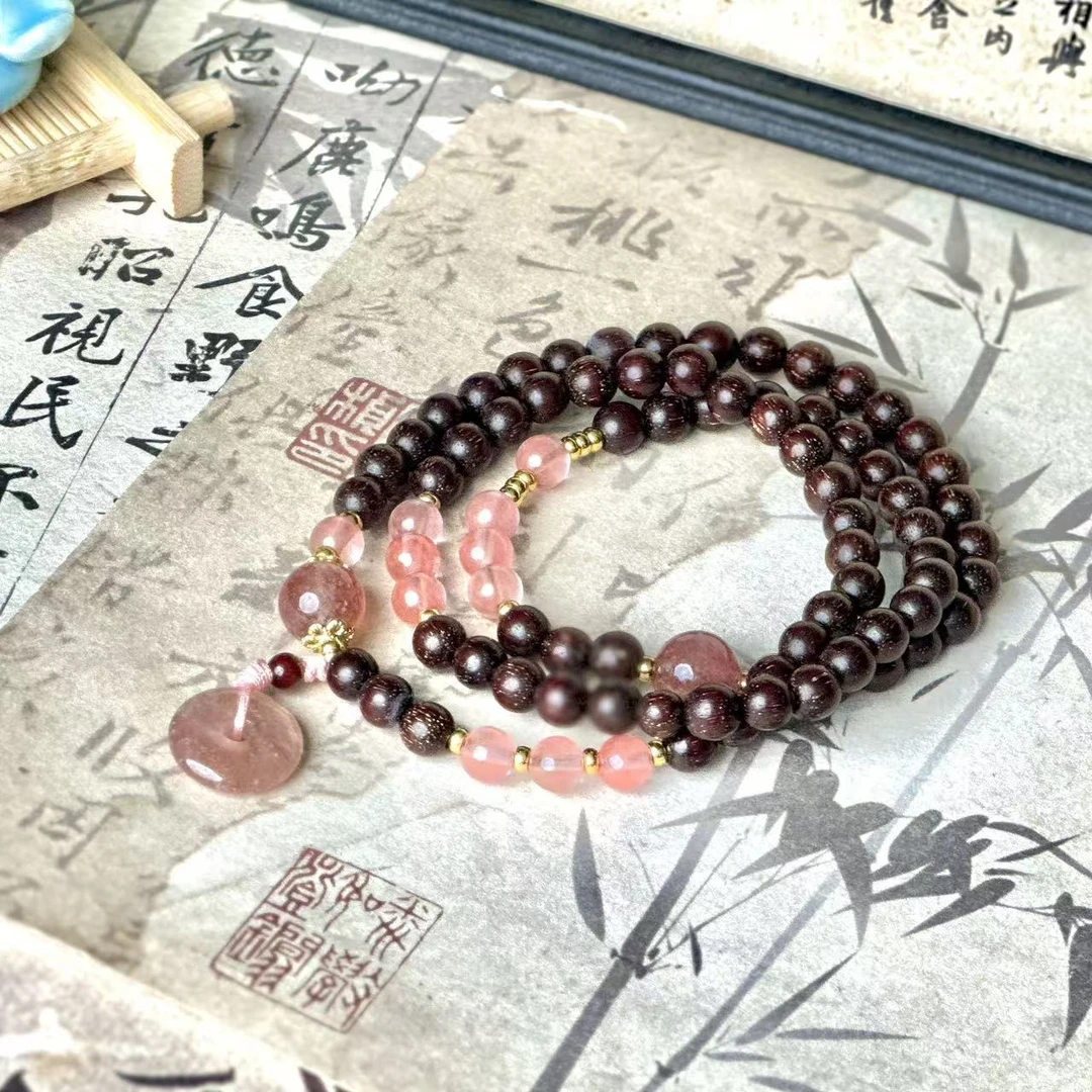 QW384 小叶紫檀手串(ZHB)