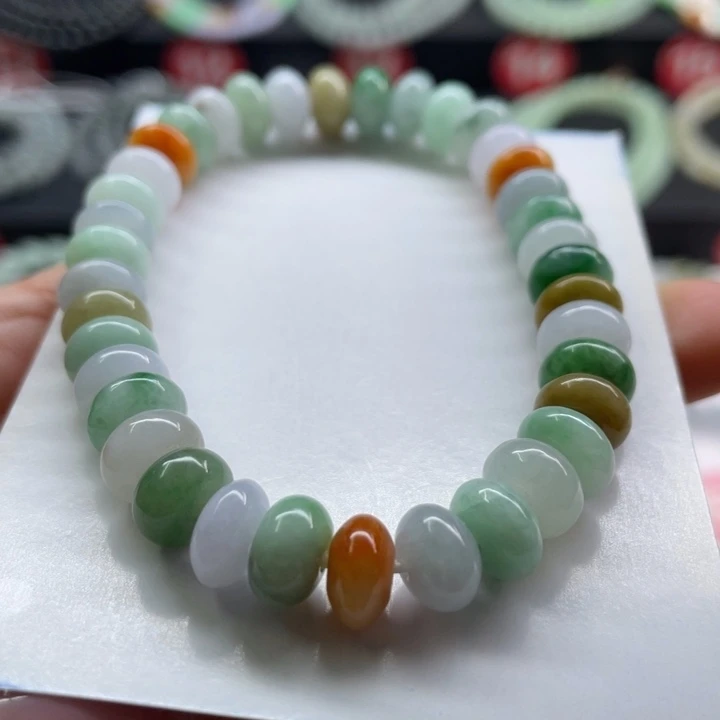 未镶嵌手链翡翠卡8.6