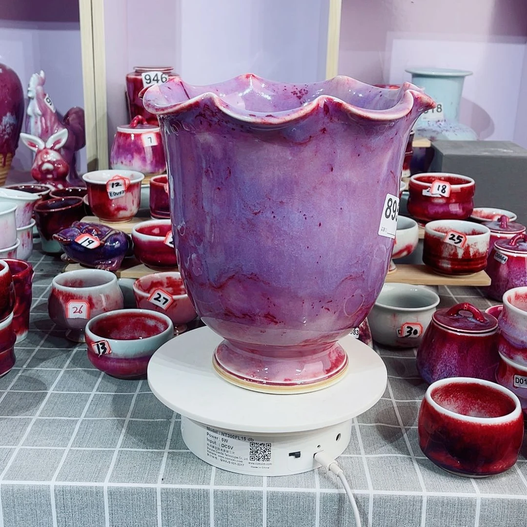 钧瓷主人杯摆件工艺品