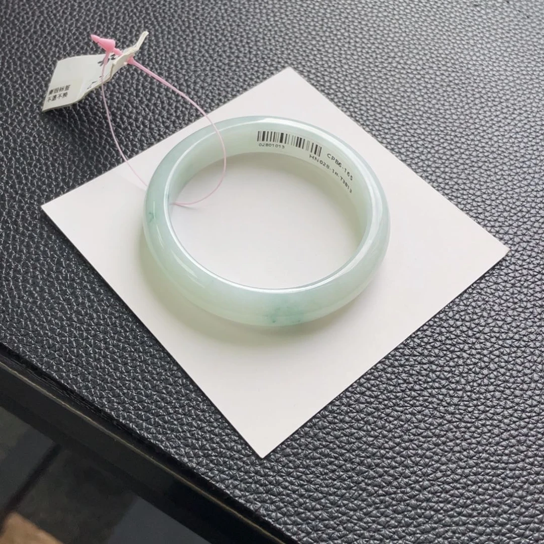 翡翠未镶嵌手镯翡翠手镯5758圈