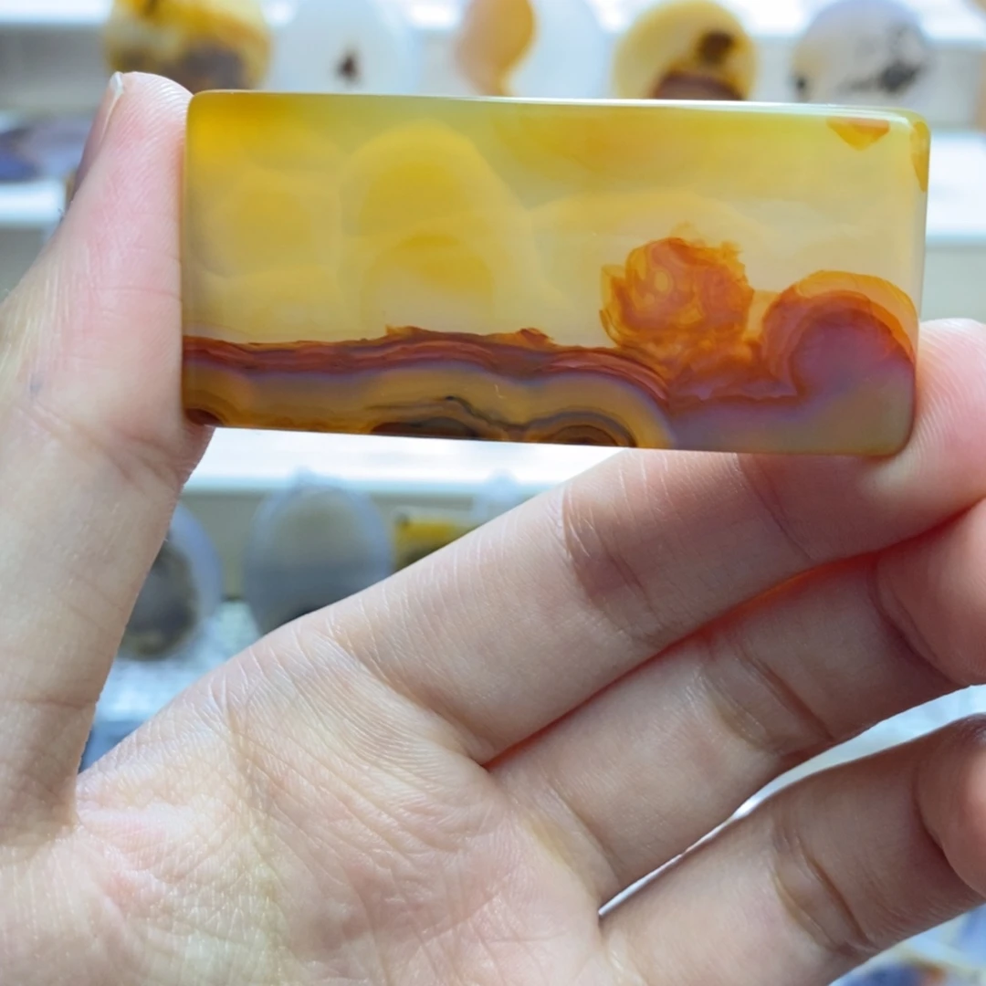 玛瑙/玉髓未镶嵌吊坠(不含链)