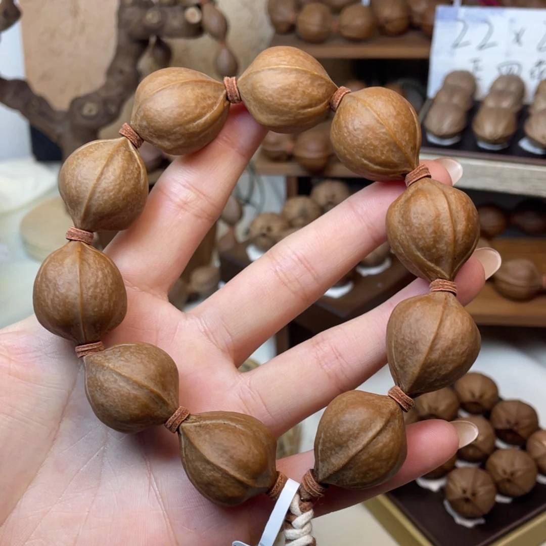 暂****橄榄核手串/手链21.5*27梅林铁核
