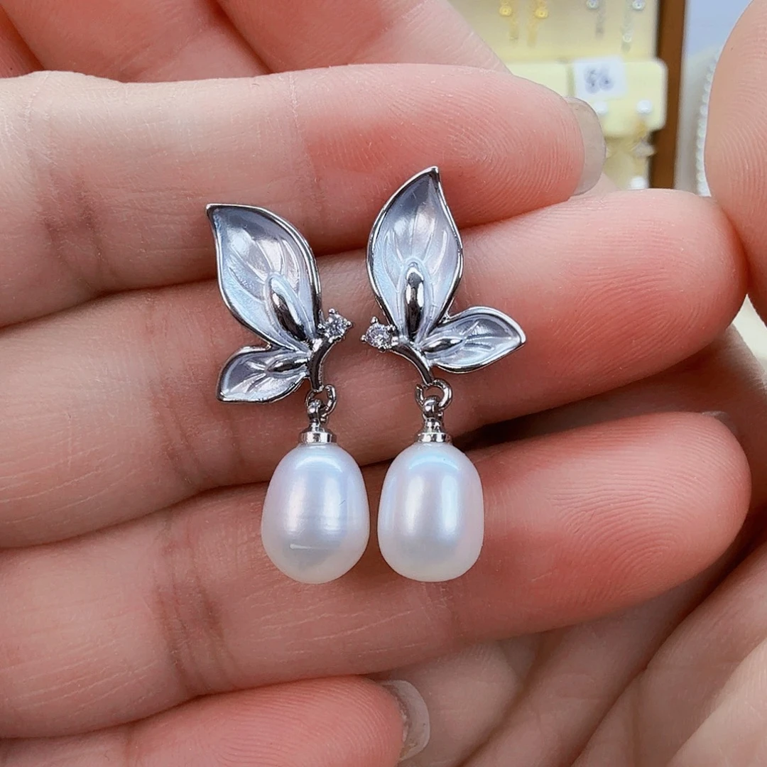 淡水珍珠未镶嵌耳饰