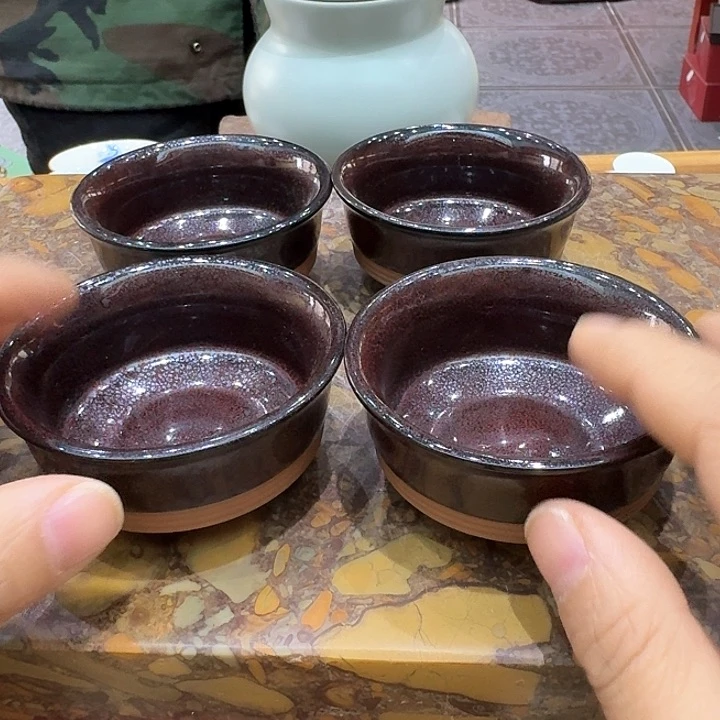 品茗杯四个一组。。。品茗