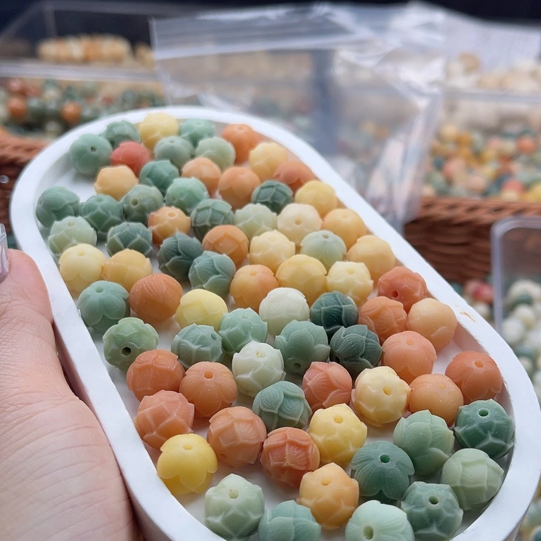 白玉菩提吊坠q12mm/20+2颗