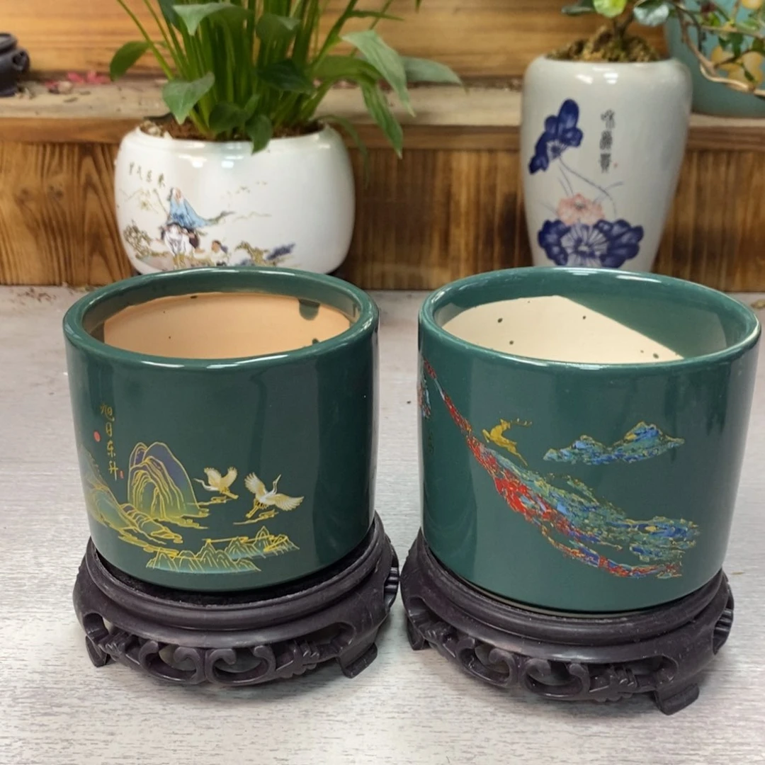 紫砂陶瓷花盆抢购服力