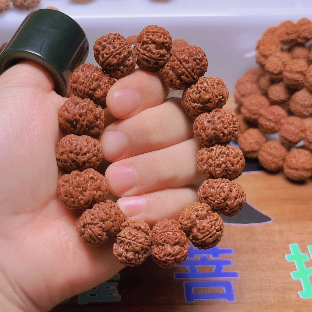 手串金刚菩提V172/22mm 蜂窝双龙6瓣