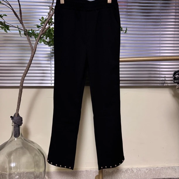 野小姐* 百搭高腰直筒牛仔裤女2025年春季新款显瘦时尚九分烟管裤