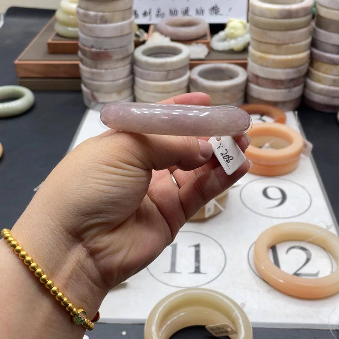 @***鱼石英质玉手镯未镶嵌