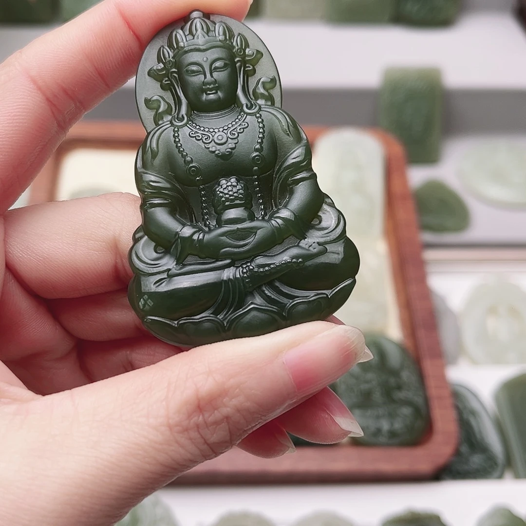 奇***迹和田玉未镶嵌颈饰