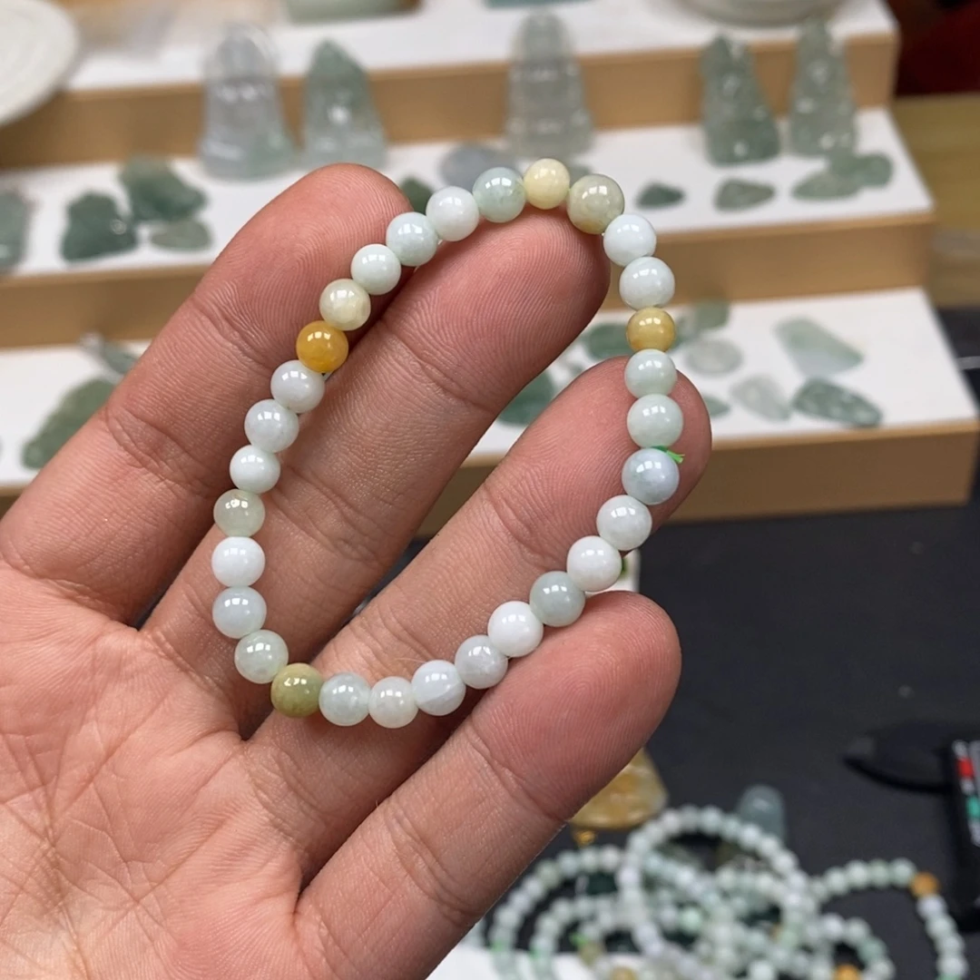 翡翠未镶嵌手链天然翡翠a货02