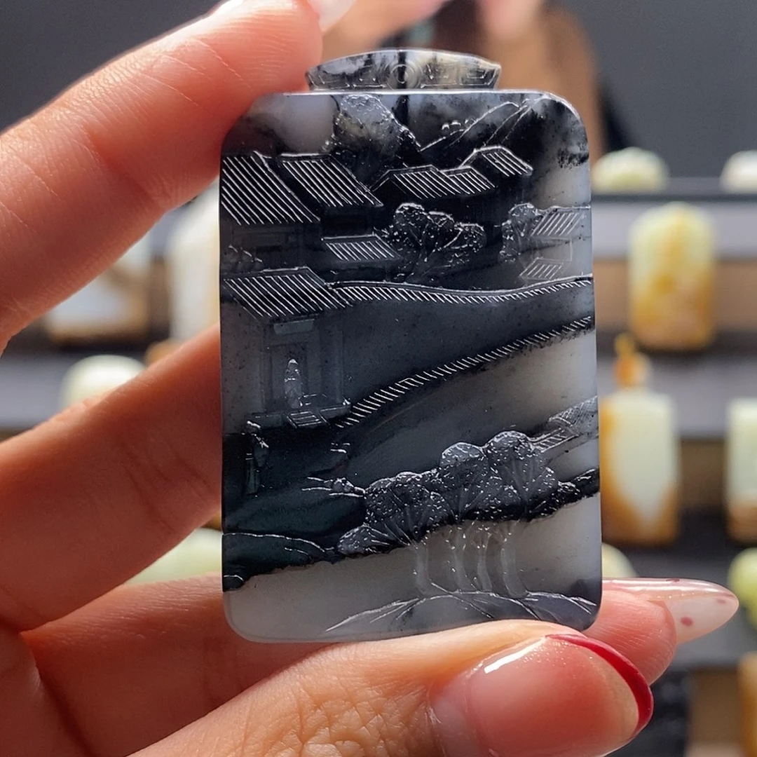 未镶嵌和田玉挂件