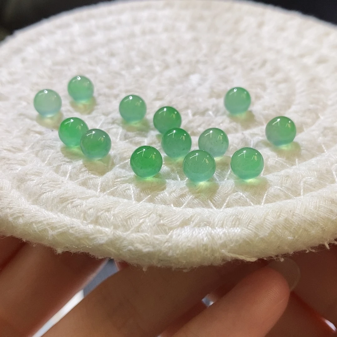 未镶嵌挂件翡翠多肉青提冰葡萄