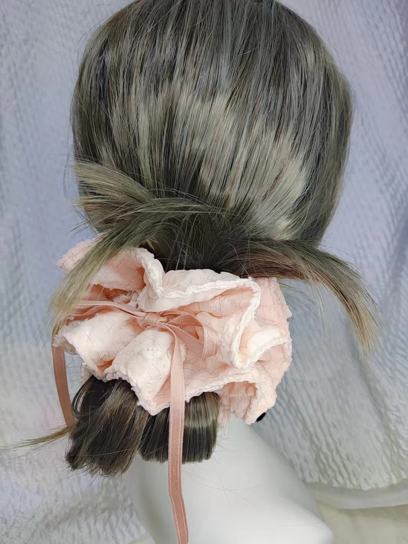 {自选模式}多褶皱发圈双层发圈蛋糕发圈方巾发圈发箍发夹抓夹