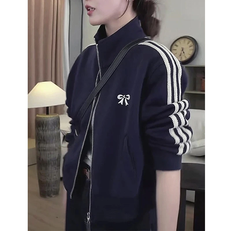 短款棒球服外套女2025秋季新款小个子爆款休闲百搭夹克开衫上衣潮