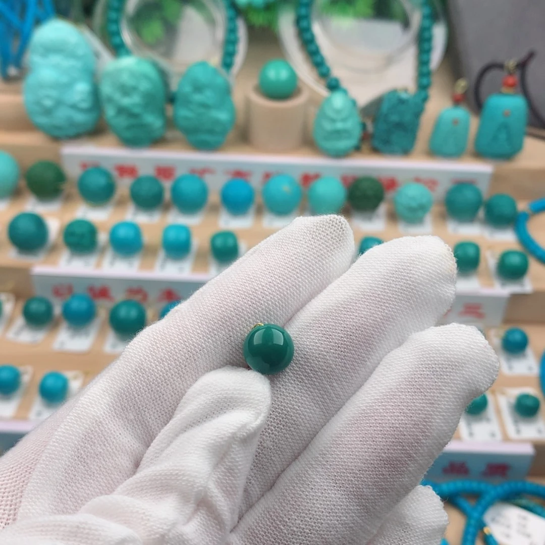 绿松石未镶嵌配饰8.7