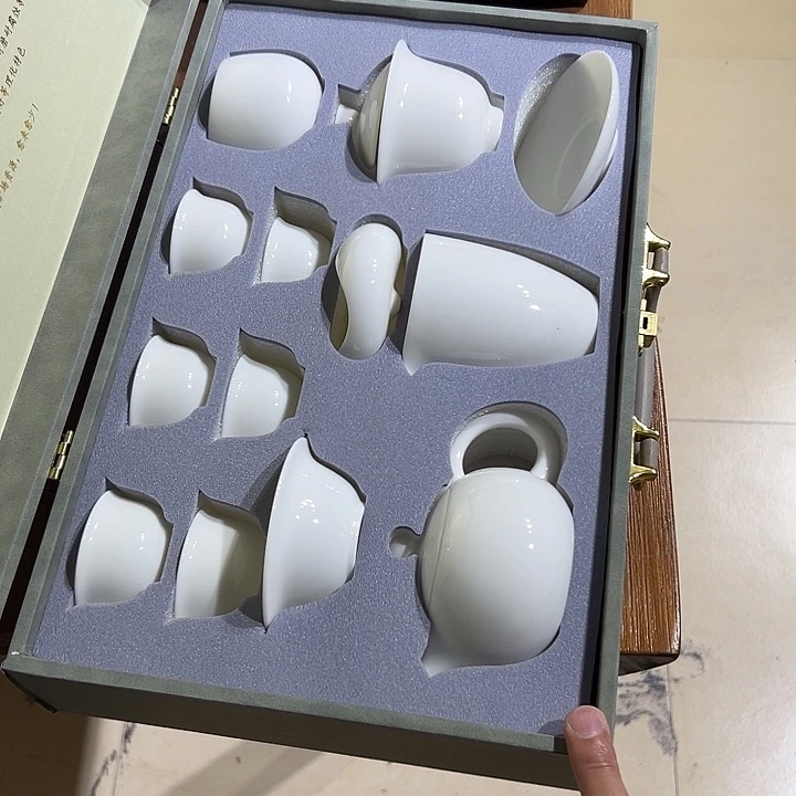陶德化白瓷礼盒套装