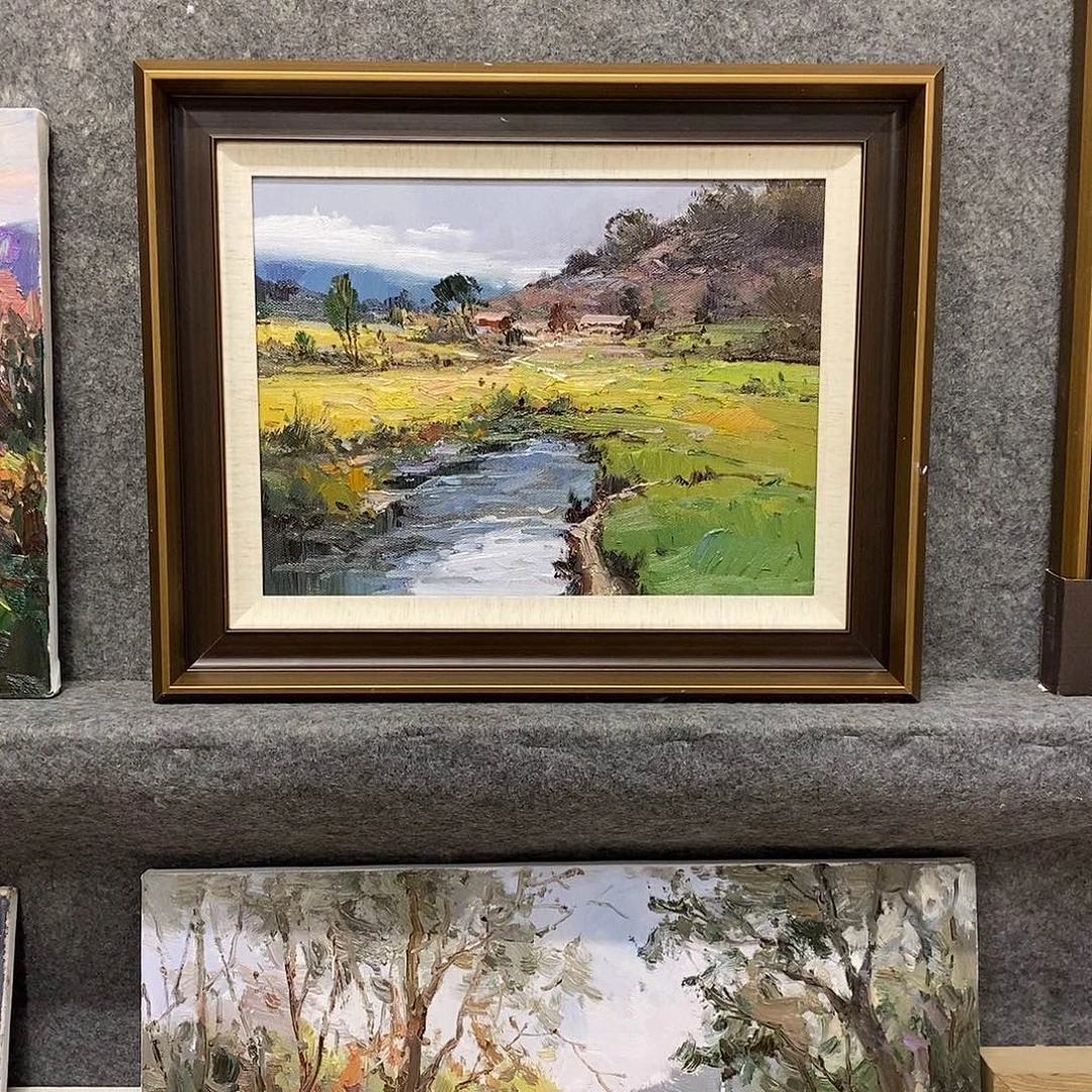 油画带外框画芯尺寸40x30cm