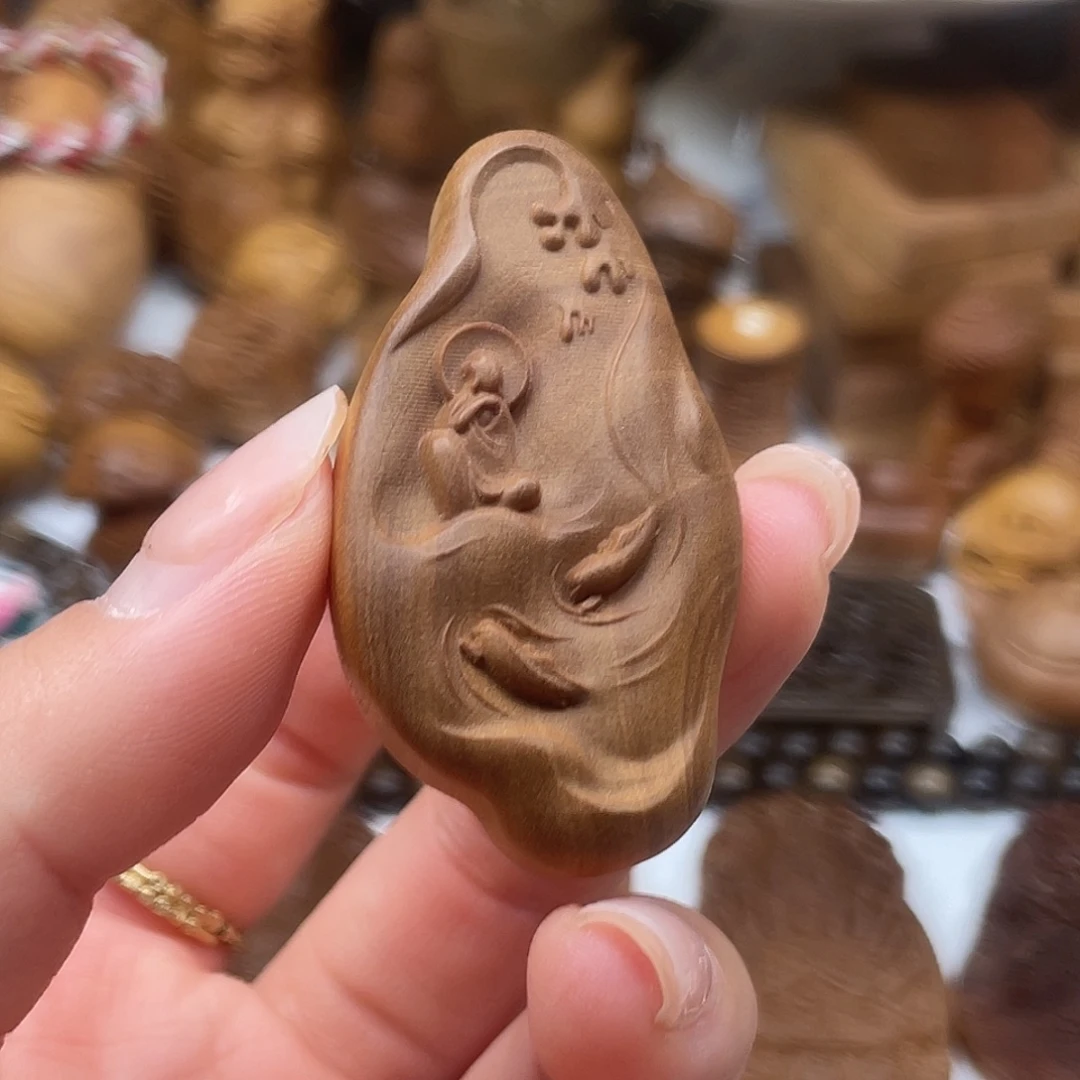 无事牌檀香木无相佛牌老山檀香