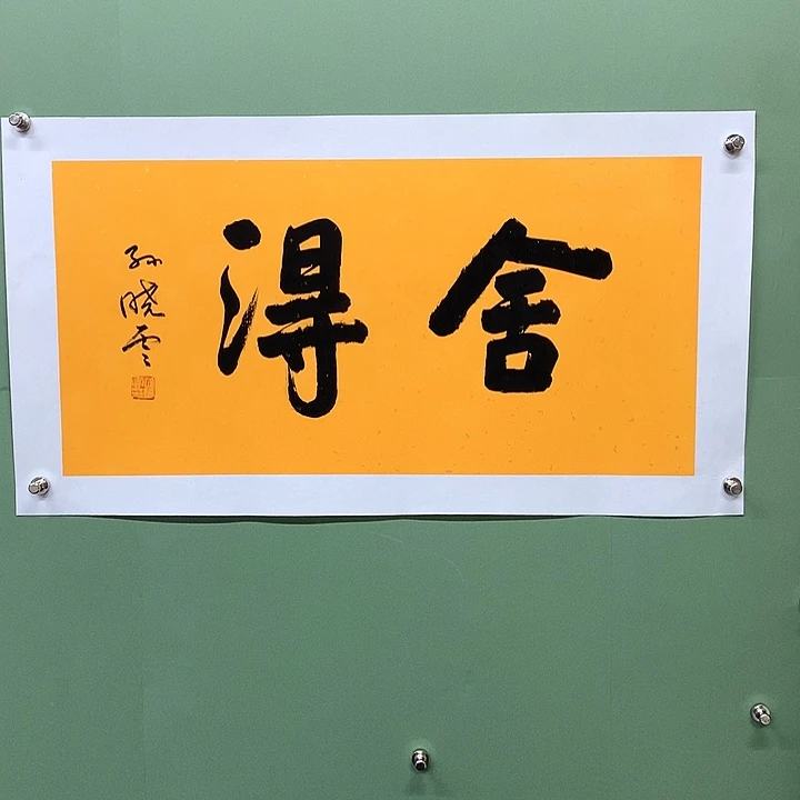 竖款精品书法作品宣