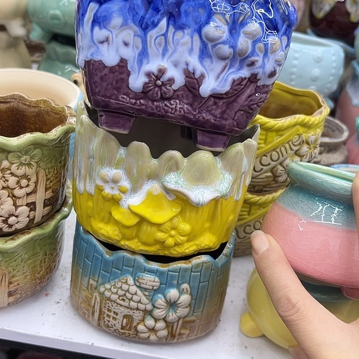 多肉绿植陶瓷花盆