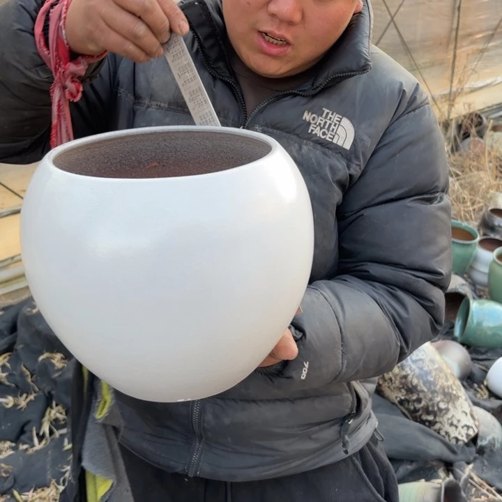 红陶口径 高度 花盆20