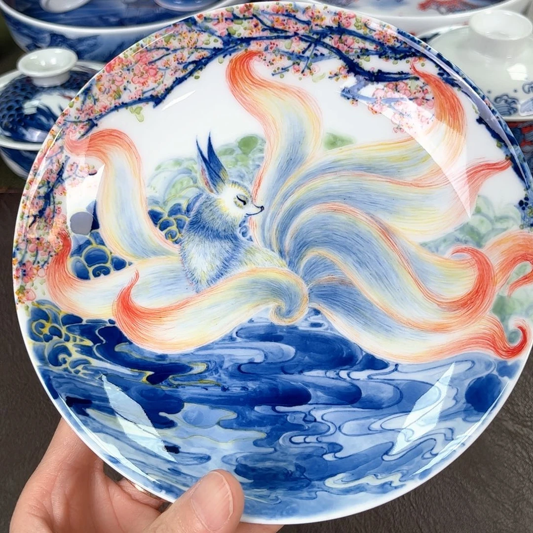摆件手绘高温瓷器瓷器