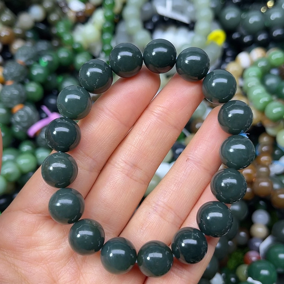 和田玉未镶嵌手链